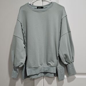 Oversized Sage Green Sweatshirt